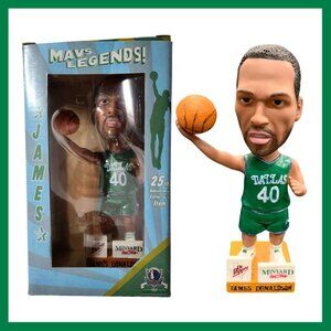 James Donaldson Dallas Mavericks "MAVS LEGENDS" 2004 Bobble Bobblehead SGA * NEW